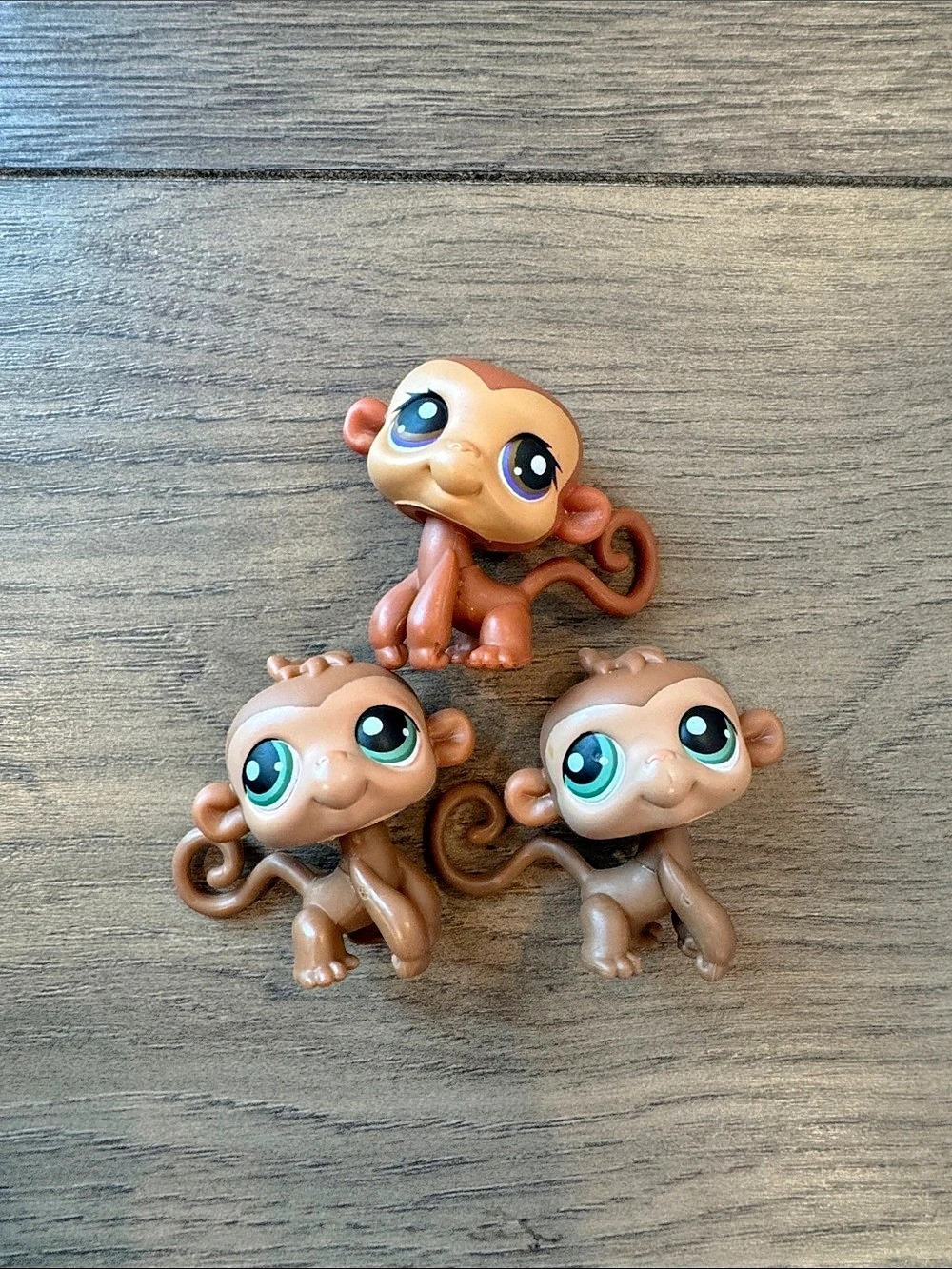 Hasbro Monkey Figures Set of 3 Brown